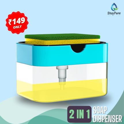 2 in 1 Soap Dispenser